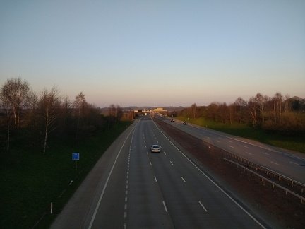 The M1 Eastbound